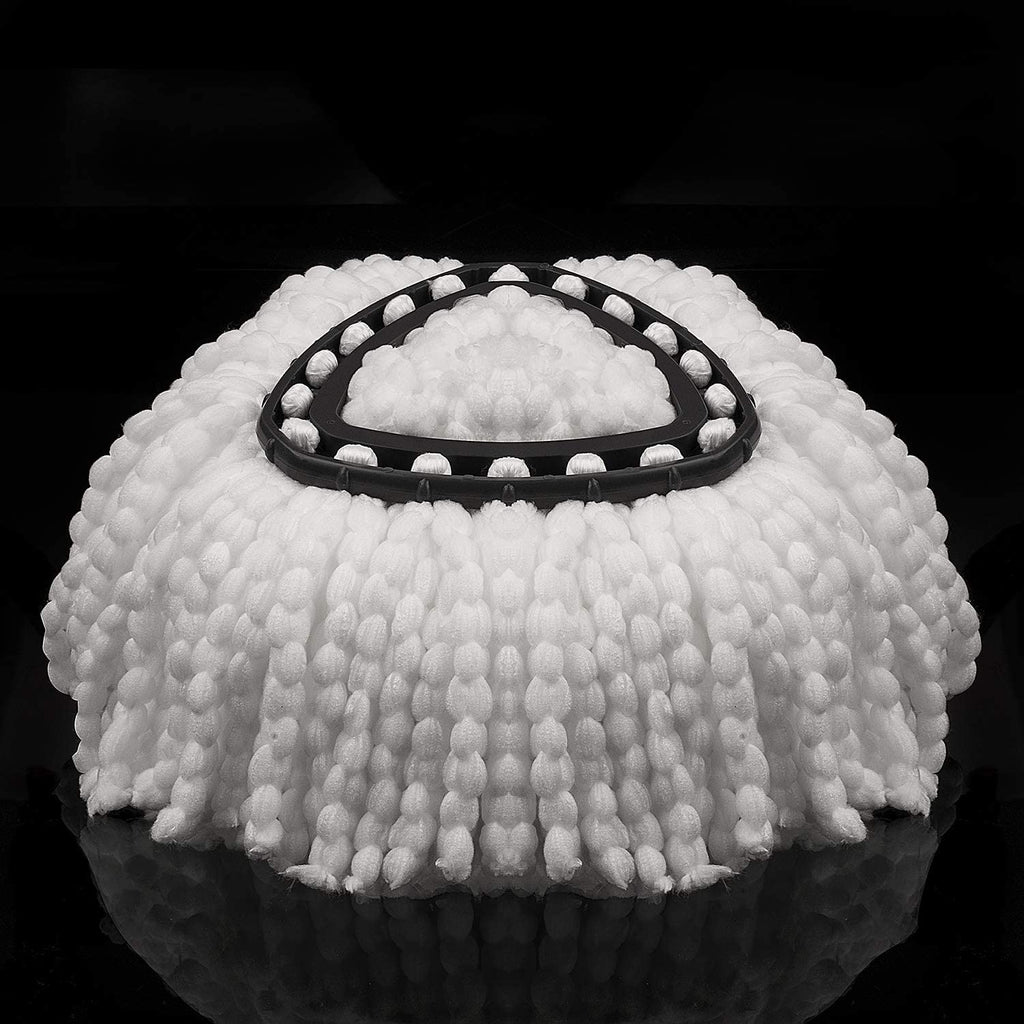 4-Pack Microfiber Mop Head Replacement Compatible with Ocedar EasyWring Spin Mop Refills