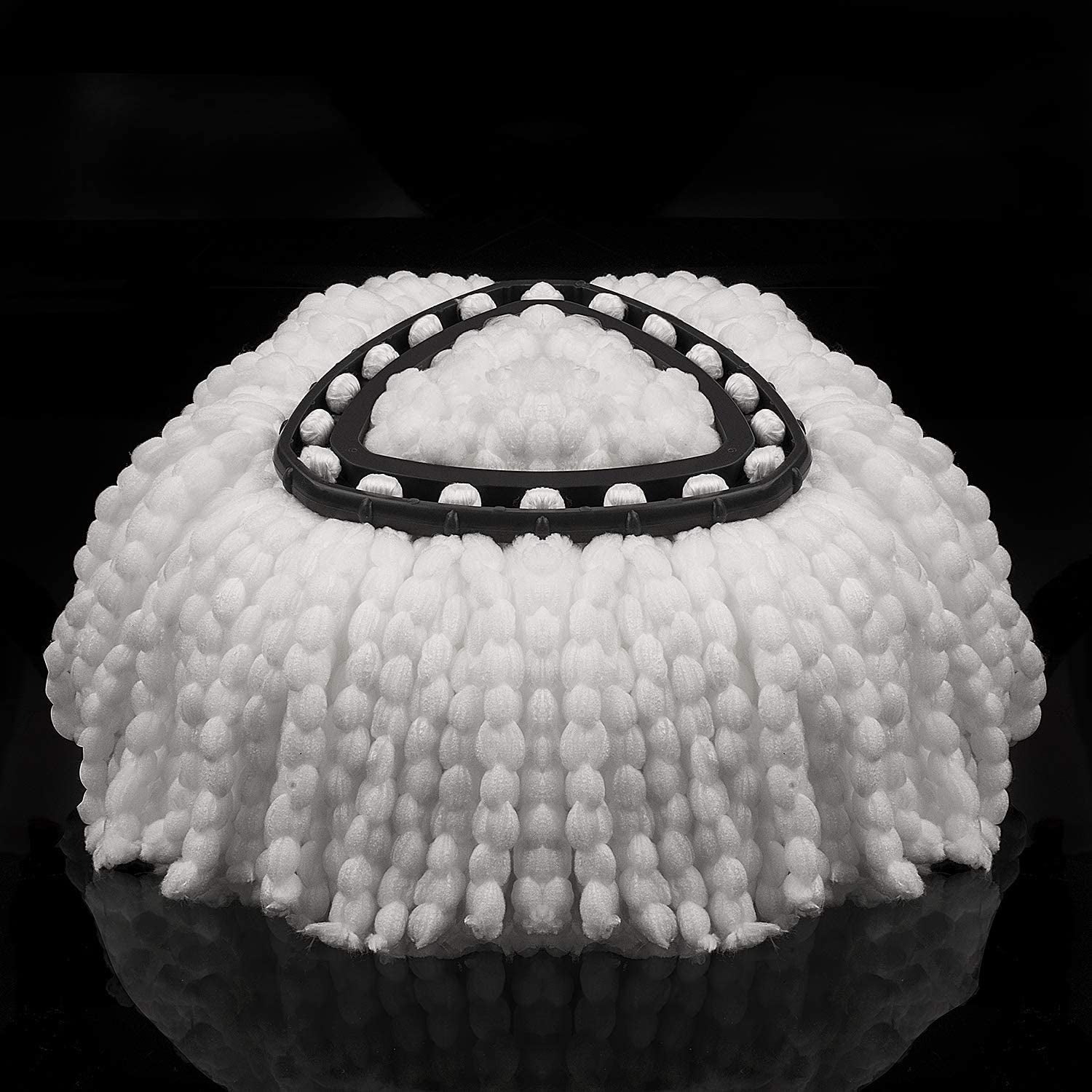 4-Pack Microfiber Mop Head Replacement Compatible with Ocedar EasyWring Spin Mop Refills