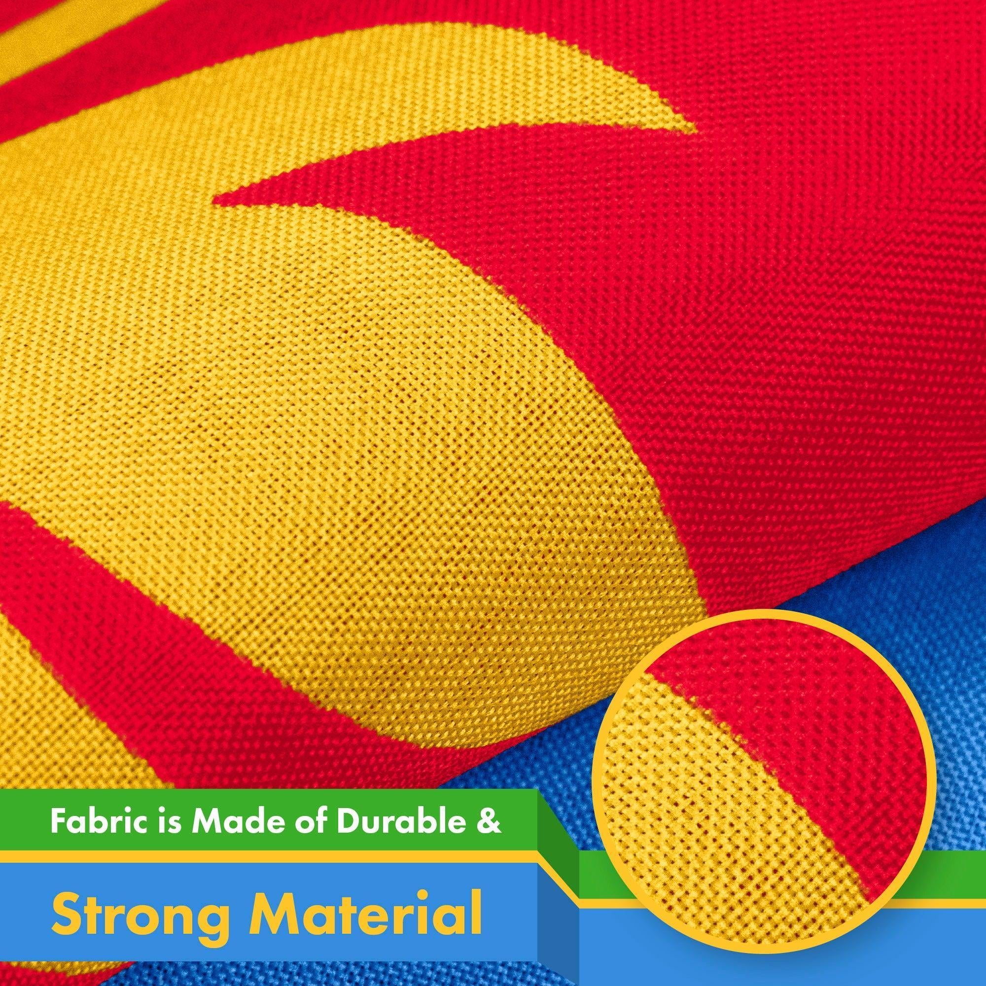 G128 5 Pack: Eritrea (Eritrean) Flag 3X5 Feet Printed 150D Indoor/Outdoor, Vibrant Colors, Brass Grommets, Quality Polyester, Much Thicker More Durable than 100D 75D Polyester