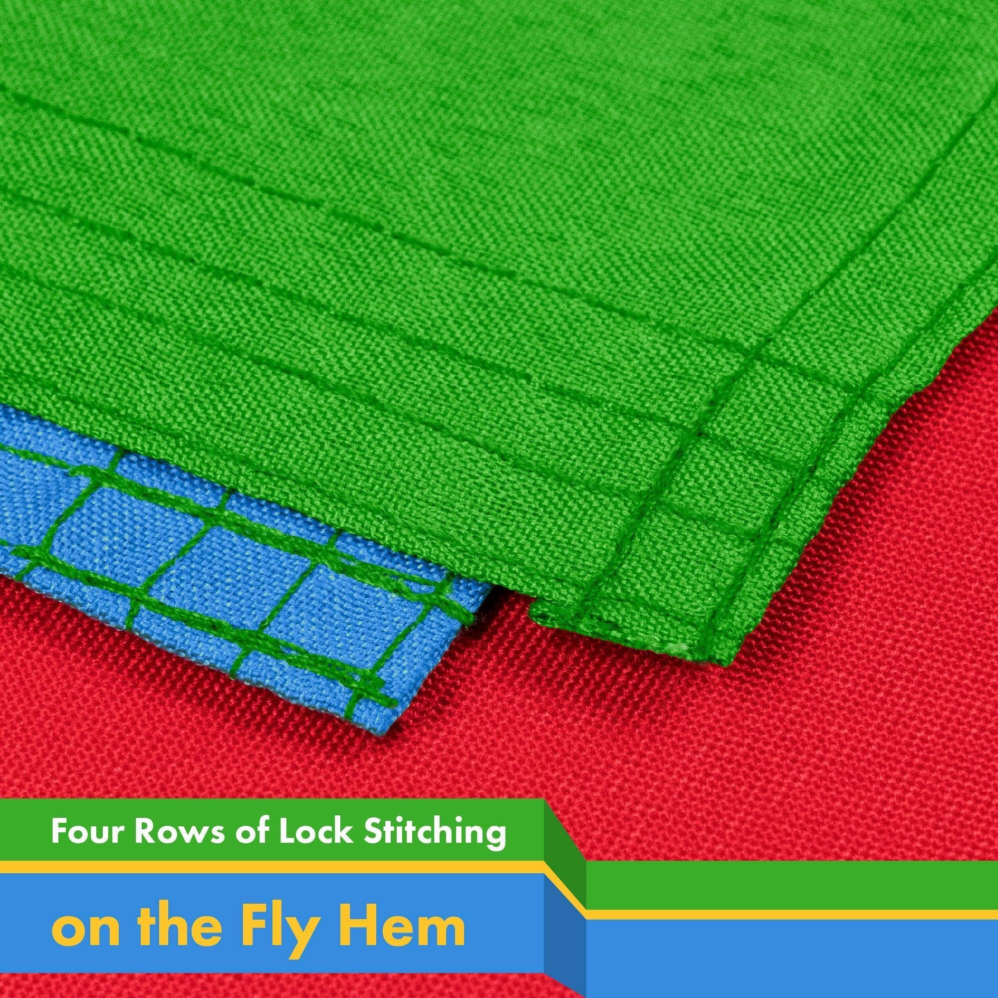 G128 5 Pack: Eritrea (Eritrean) Flag 3X5 Feet Printed 150D Indoor/Outdoor, Vibrant Colors, Brass Grommets, Quality Polyester, Much Thicker More Durable than 100D 75D Polyester