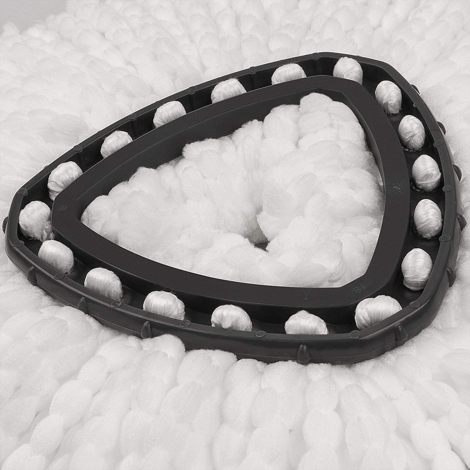 4-Pack Microfiber Mop Head Replacement Compatible with Ocedar EasyWring Spin Mop Refills