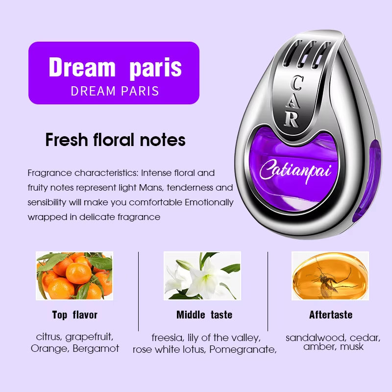 Car Air Freshener Fragrance Car Interior Air Vent Creative Diffuser Lasting Pendant Aromatherapy for Auto Smell Perfume Scent